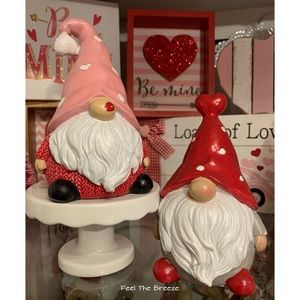 Valentine’s Day Ceramic Gnome Decor